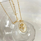 Flower Zodiac Sign Pendant Necklace