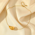 Water Drop Pendant Necklace gold style 2