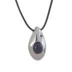 Bohemian Style Water Drop Pendant Necklace silver