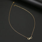 Infinite Gold Pendant Necklace for Women gold
