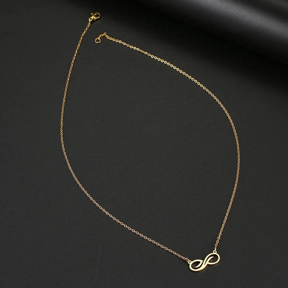 Infinite Gold Pendant Necklace for Women gold