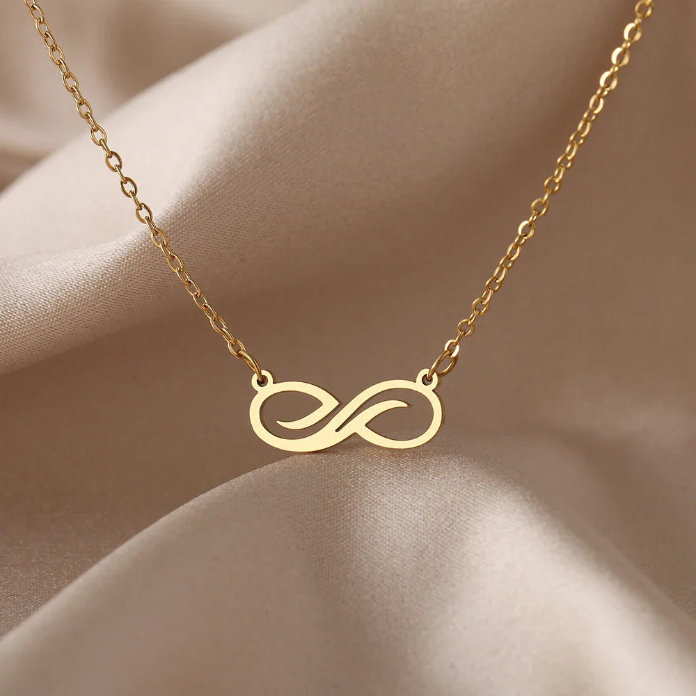 Infinite Gold Pendant Necklace for Women gold