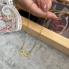 Infinite Gold Pendant Necklace for Women gold
