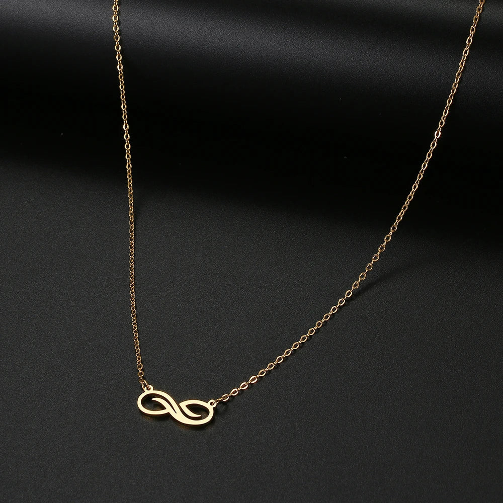 Infinite Gold Pendant Necklace for Women gold