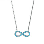 Infinite Turquoise Pendant Necklace