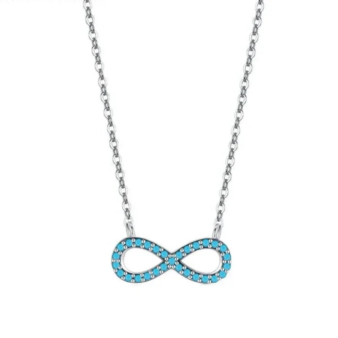 Infinite Turquoise Pendant Necklace