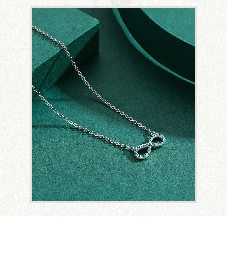 Infinite Turquoise Pendant Necklace