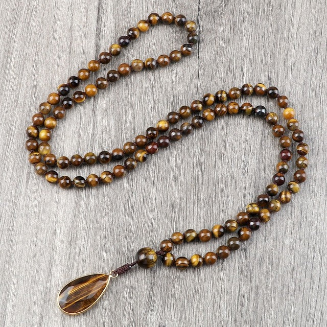 Tiger's Eye Necklace & Pendant for Men and Women