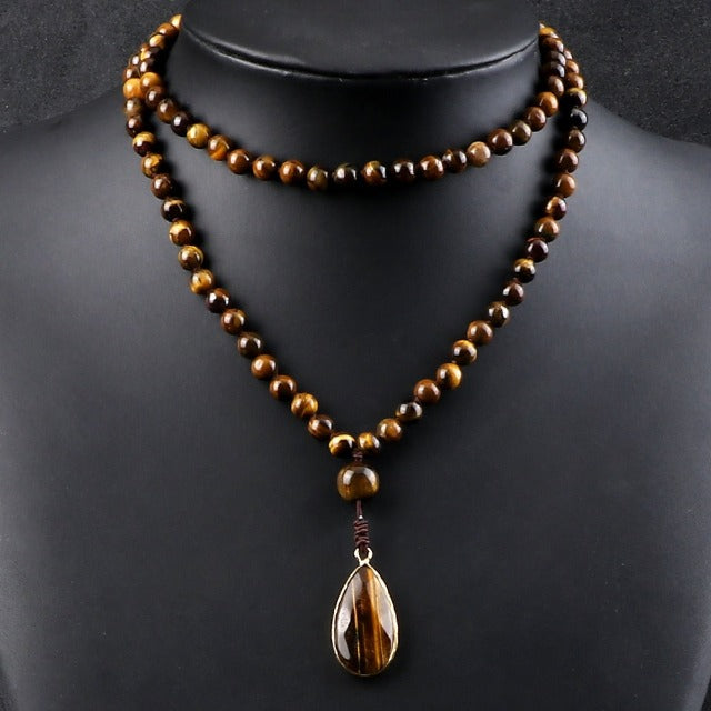 Tiger's Eye Necklace & Pendant for Men and Women