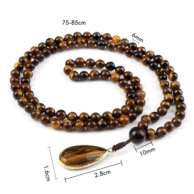 Tiger's Eye Necklace & Pendant for Men and Women