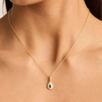 Colorful Birthstone Pendant Necklace