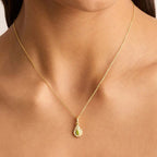 Colorful Birthstone Pendant Necklace