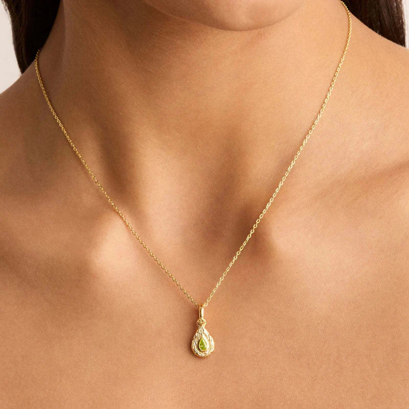Colorful Birthstone Pendant Necklace
