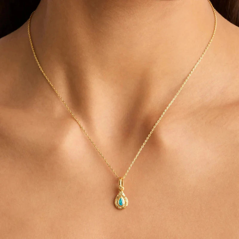 Colorful Birthstone Pendant Necklace