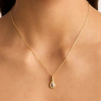 Colorful Birthstone Pendant Necklace