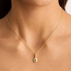 Colorful Birthstone Pendant Necklace