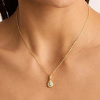 Colorful Birthstone Pendant Necklace