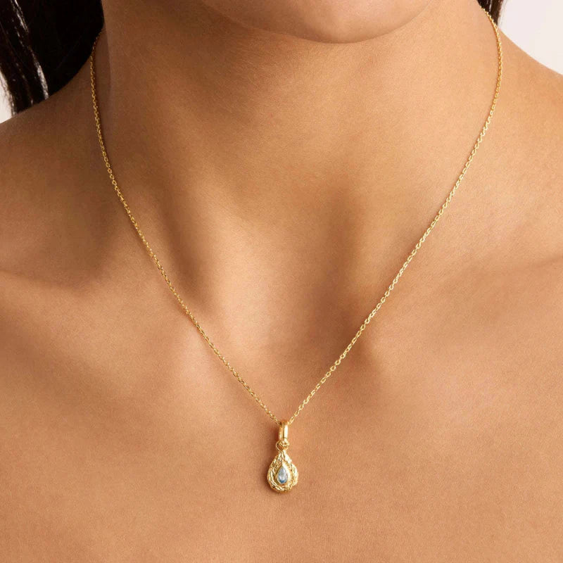 Colorful Birthstone Pendant Necklace