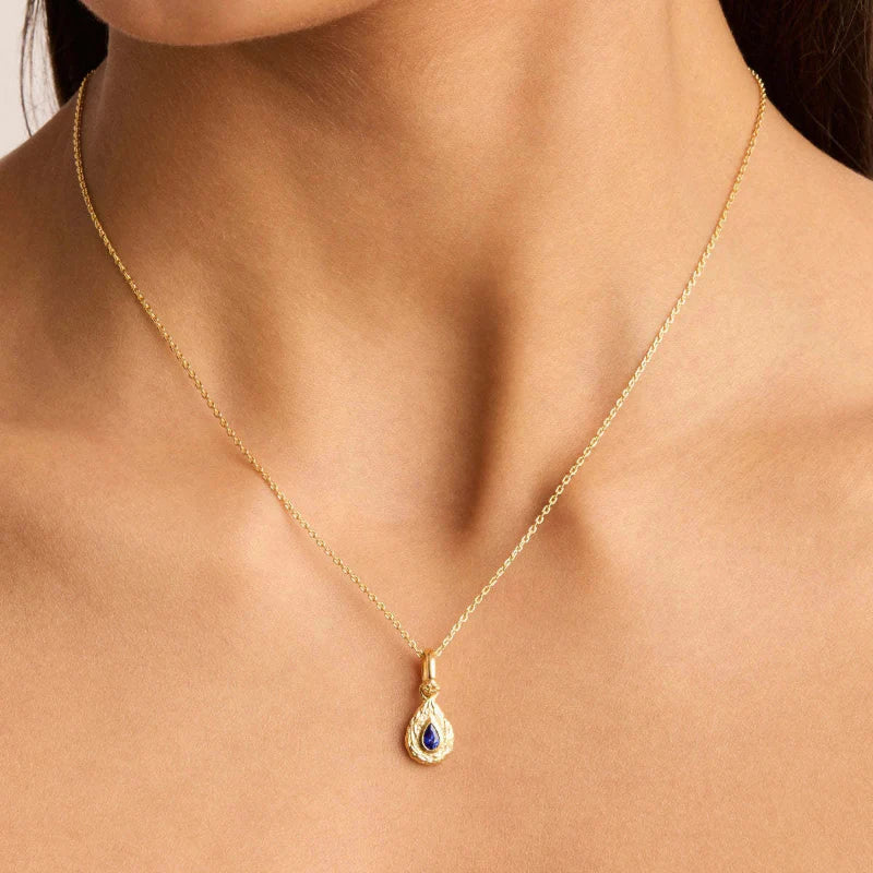Colorful Birthstone Pendant Necklace