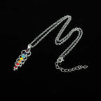 7 Chakra Stones Pendant Necklace for Women