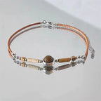 Tiger's Eye Choker Pendant Necklace