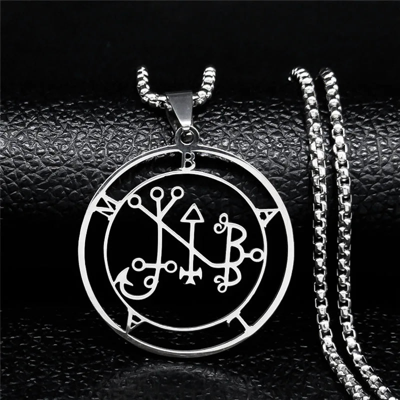 Demon Sigil Pendant Necklace balam