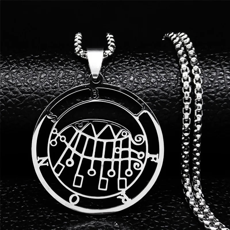 Demon Sigil Pendant Necklace bifrons