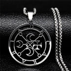 Demon Sigil Pendant Necklace decarabia