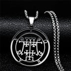 Demon Sigil Pendant Necklace foras