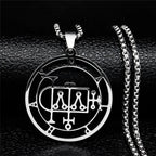 Demon Sigil Pendant Necklace malphas