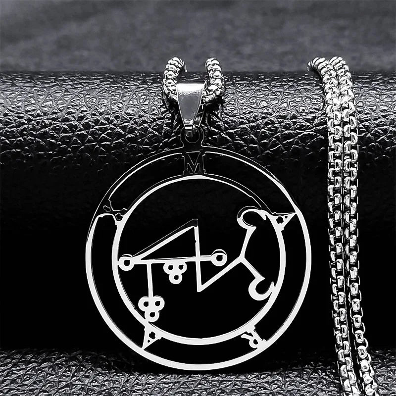 Demon Sigil Pendant Necklace marax