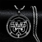 Andras Demonic Sigil Pendant Necklace
