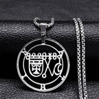 Bathin Demonic Sigil Pendant Necklace
