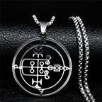Gaap Demonic Sigil Pendant Necklace
