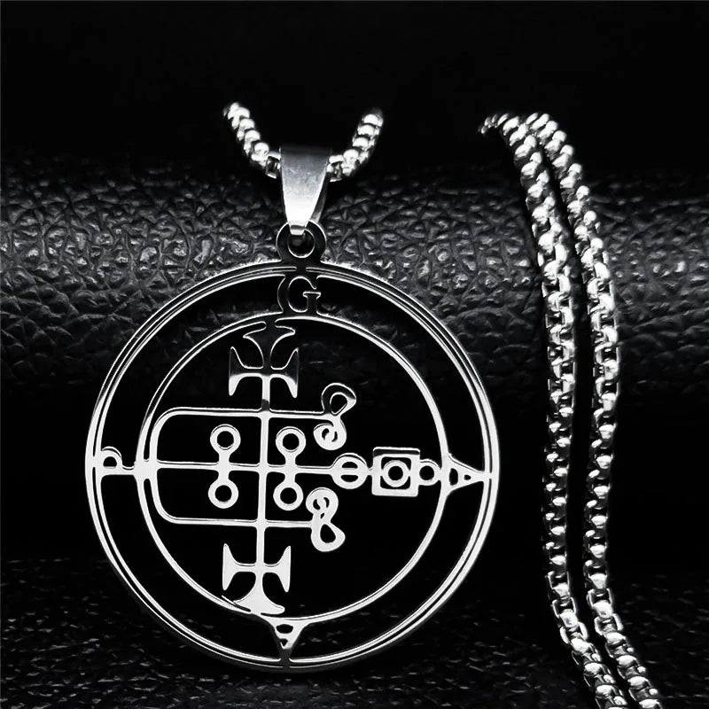Gaap Demonic Sigil Pendant Necklace
