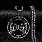 Sallos Demonic Sigil Pendant Necklace