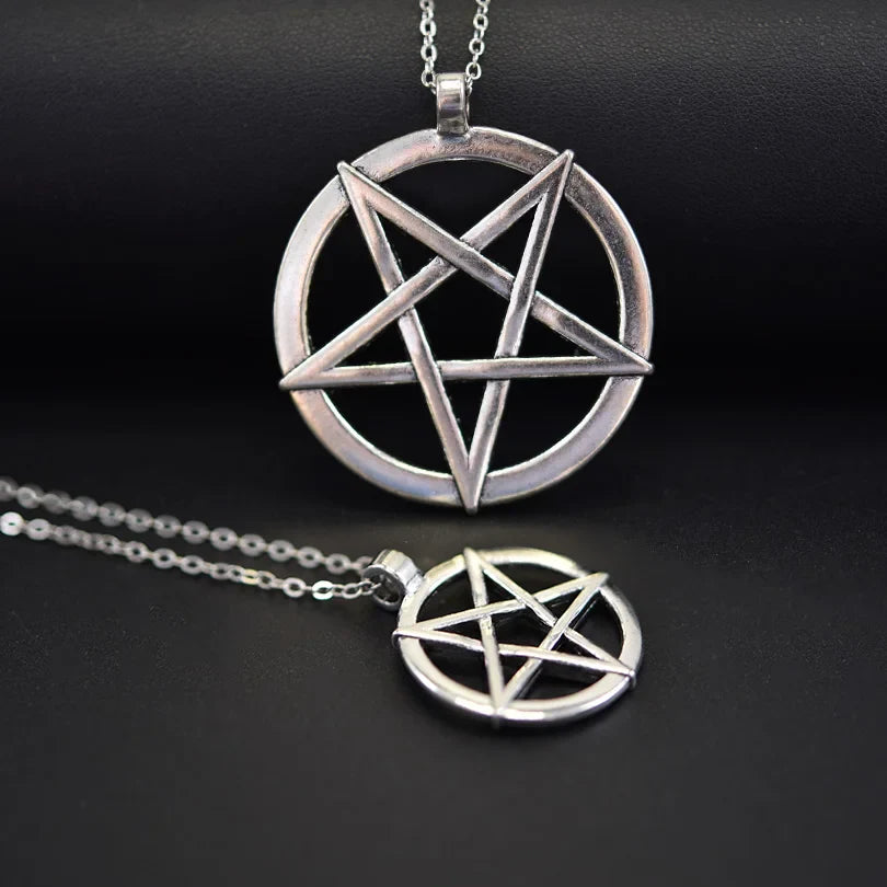 Wiccan Pentacle Witchcraft Pendant Necklace