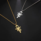 Egyptian Style Ankh Cross Pendant Necklace