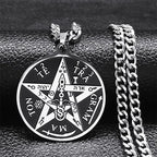 Pentagram Pendant Necklace Tetragram Solomon