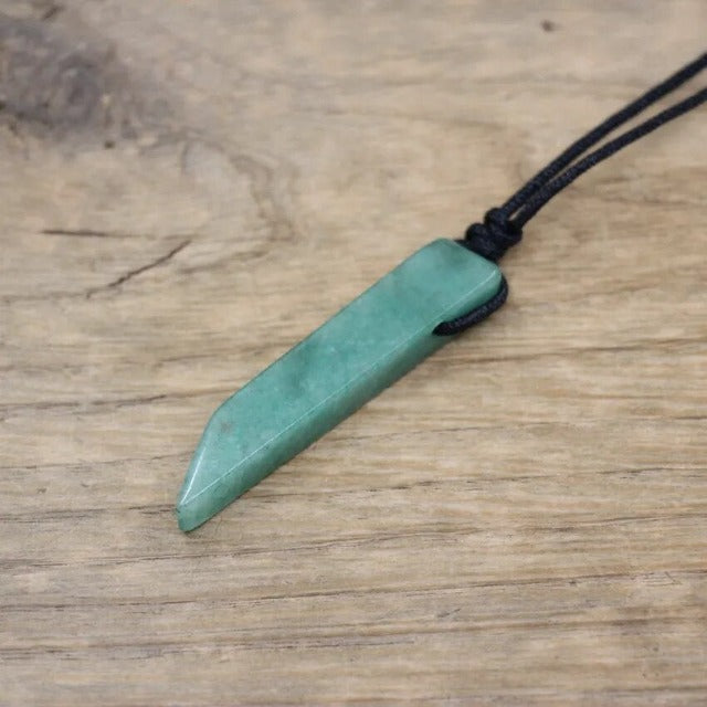 Natural Healing Stone Necklace Lithotherapy aventurine