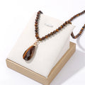 Tiger's Eye Stone Necklace & Pendant