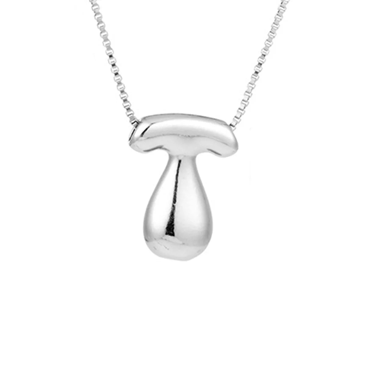 Women's necklace with initial pendant - letter