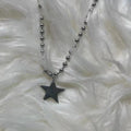 Women's Necklace Silver Star Pendant 1