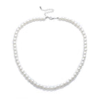Men's Choker Necklace with Beads