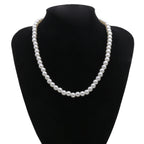 Men's Choker Necklace with Beads