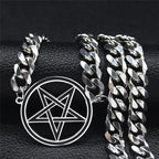 Pentacle Witchcraft Wiccan Choker Necklace