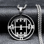 Satanic Necklace Demon Spirit Pendant Amon