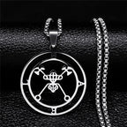 Satanic Necklace Demon Spirit Pendant Bael