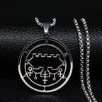 Satanic Necklace Demon Spirit Pendant Belial