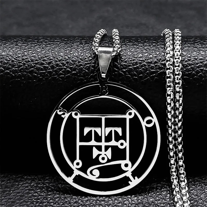 Satanic Necklace Demon Spirit Pendant Botis